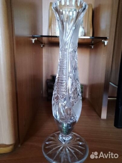 Ваза. Богемский хрусталь