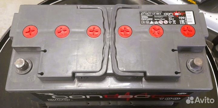Аккумулятор Contact 100 Ah, 800 A