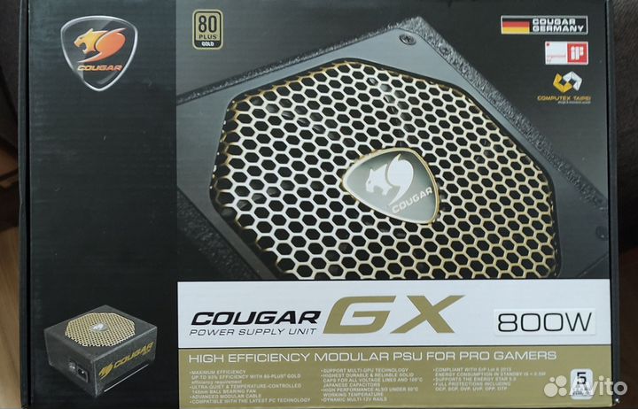 Блок питание cougar GX 800w