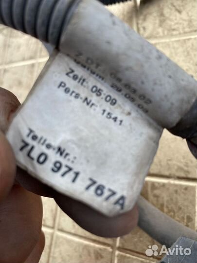 Проводка насосов омывателя VW Touareg Кайен 955