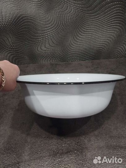 Чашка эмалированная, казан