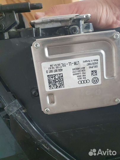 Передняя оптика Audi A5 b8