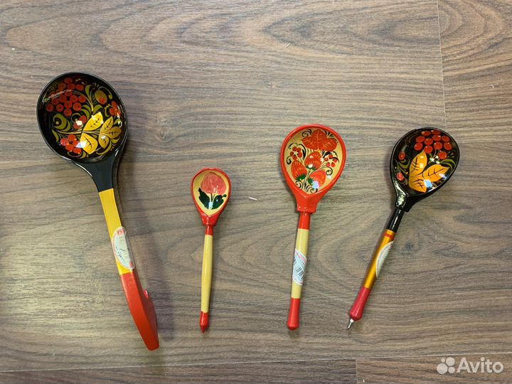 Деревянные ложки Хохлома