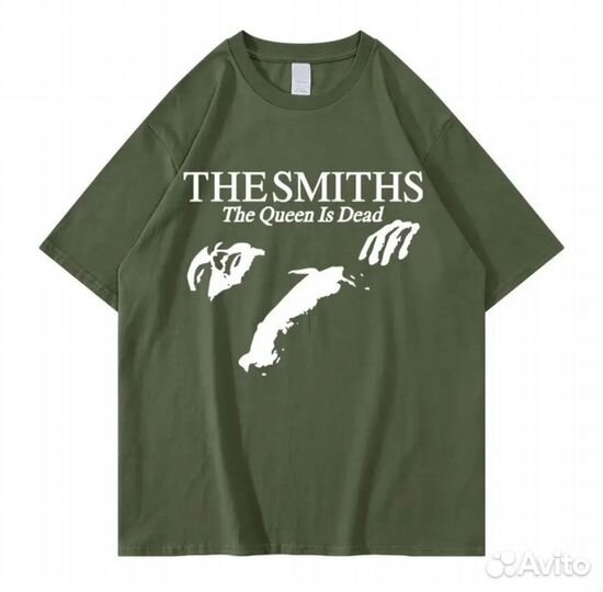 Футболка зелёная the smiths 