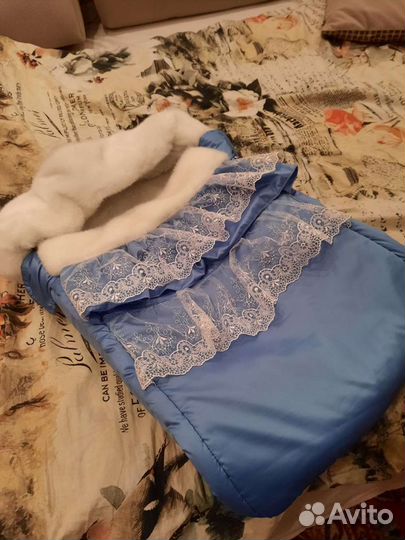 Конверт на выписку для мальчика зимний