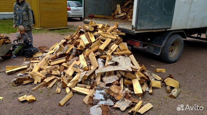 Дрова сухие колотые с доставкой