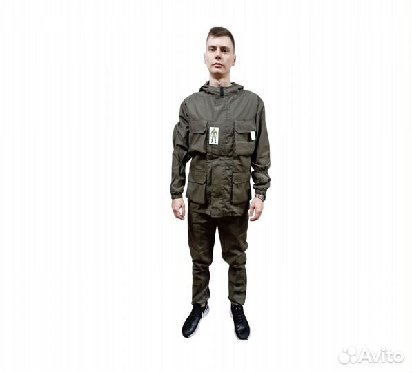 Костюм летний Горка Х/Б Серый 46-48р