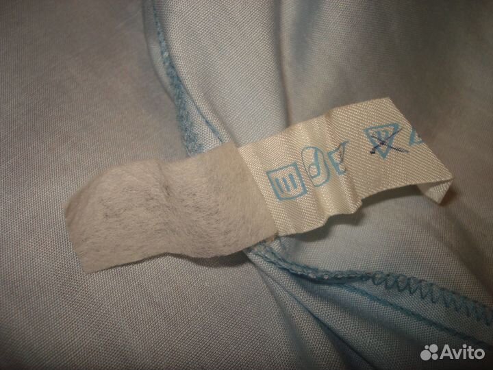 Рубашка форменная голубая