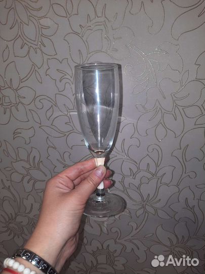 Фужеры для шампанского 10 штук