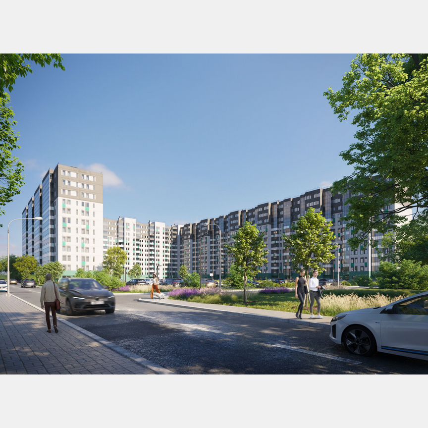 2-к. квартира, 58 м², 10/12 эт.