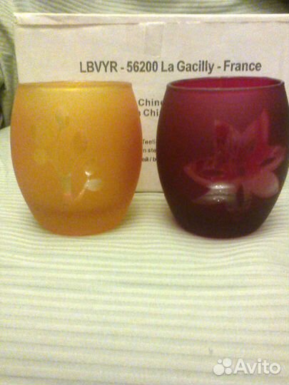 Подсвечники подарочные в упаковке 2шт