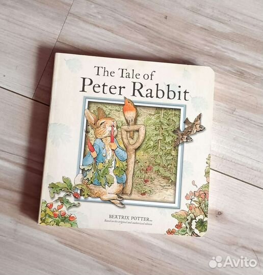 Книжка про Кролика Питера на англ яз для малышей