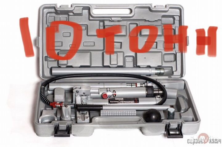 Набор гидравлических растяжек 10тонн, 16 предметов