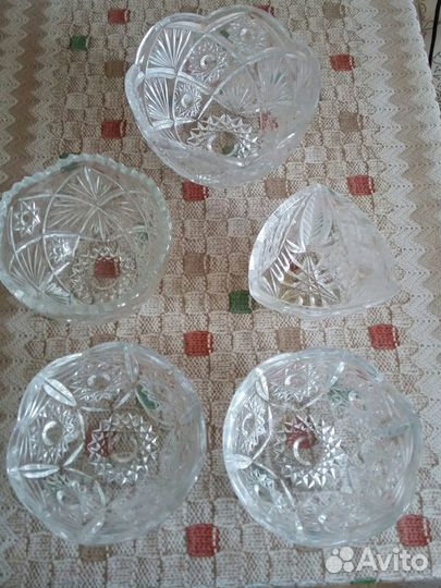 Хрустальные салатники