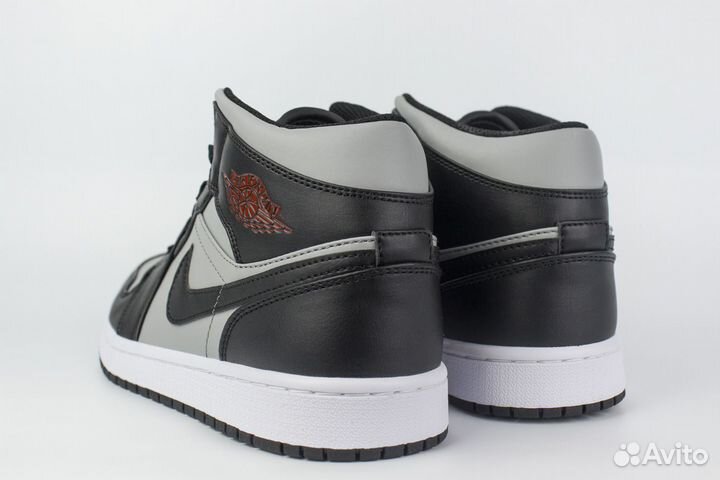 Кроссовки Nike Air Jordan 1 Black / Grey / Red