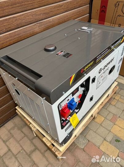 Генератор дизельный 12 кВт g-power