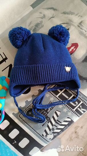 Шапочка зимняя для мальчика