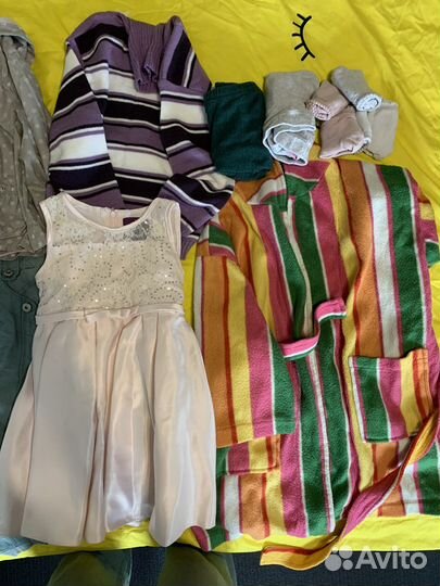 Детские вещи пакетом для девочки 98