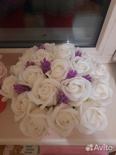 Букет из мыльных роз подарок