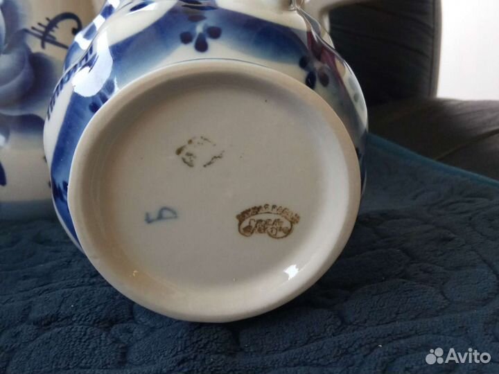 Кружка. Турка. Гжель