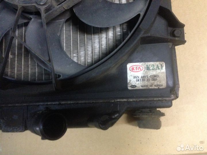 Вентилятор с диффузором kia spectra