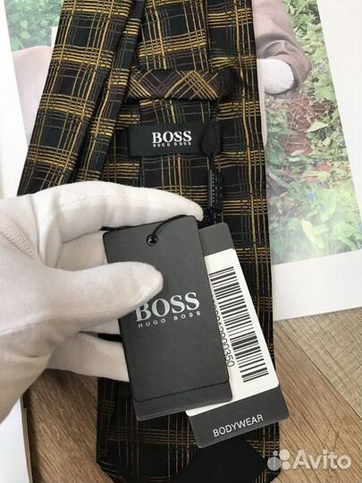 Галстук Hugo Boss шелковый Оригинал Новый (#993)