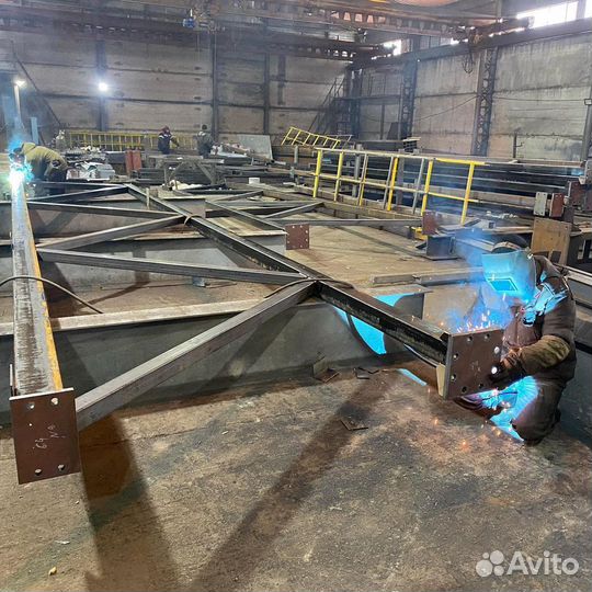 Изготовление металлоконструкций,фермы,колонны