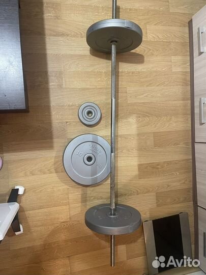 Штанга гриф блины бу