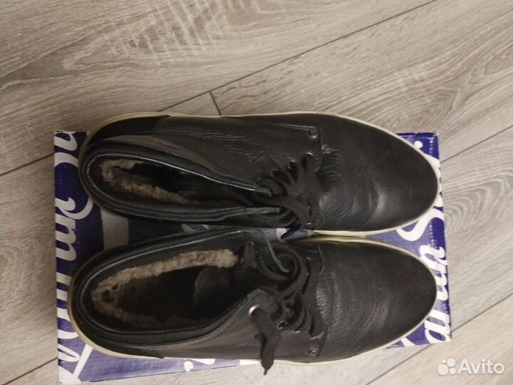Ботинки зимние кожаные 45