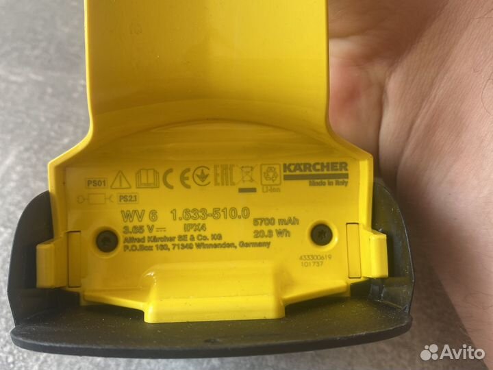 Стеклоочиститель karcher wv6