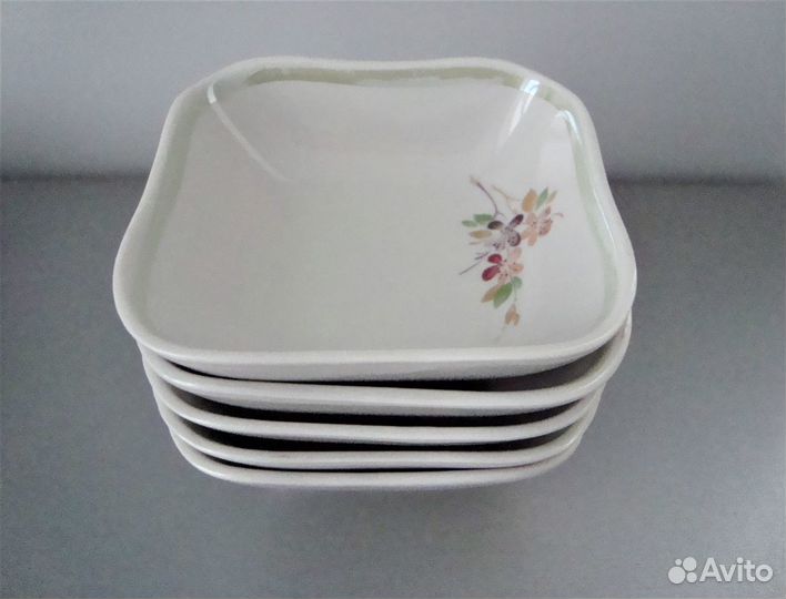 Салатники порционные, 5 шт. (Дулёво, начало 90-х)