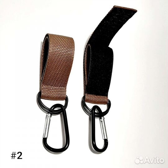 Карабин-вешалка 2шт.на коляску,велосипед,самокат