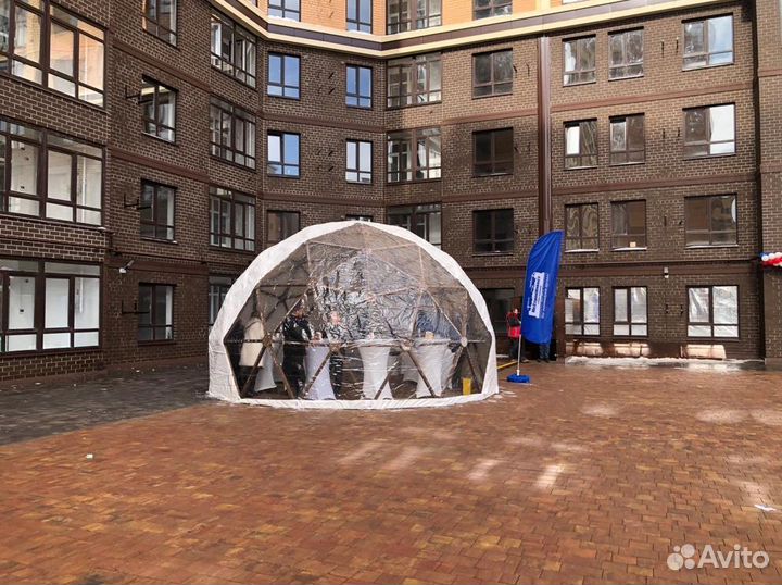 Геокупол, глэмпинг