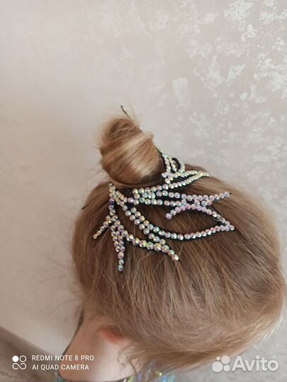 Украшение на голову (на пучок)