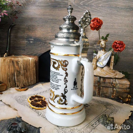 Антиквариат из Европы. Пивная кружка, керамика