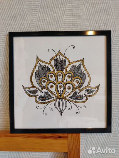 Интерьерная картина графика