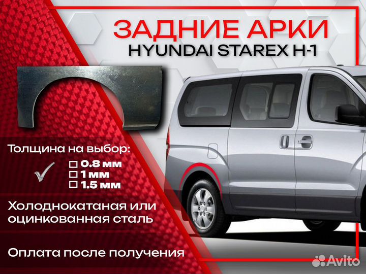 Ремонтные арки на Hyundai Starex H-1 задние