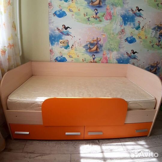 Детская кровать от 3 лет с матрасом