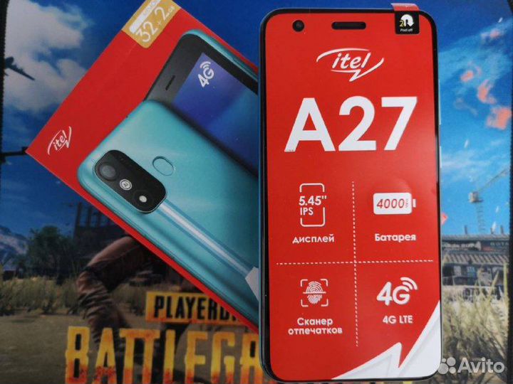 Itel A27 2/32 4G 3 Blue