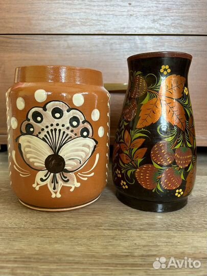 Глиняная ваза