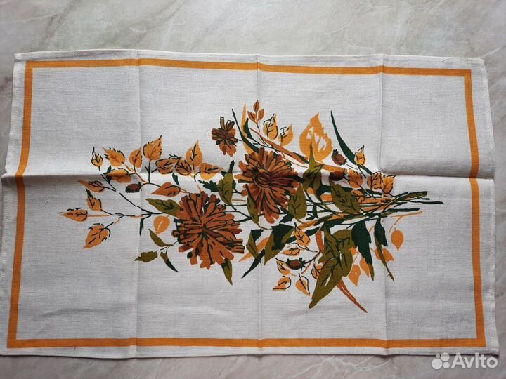 Полотенца советские лён