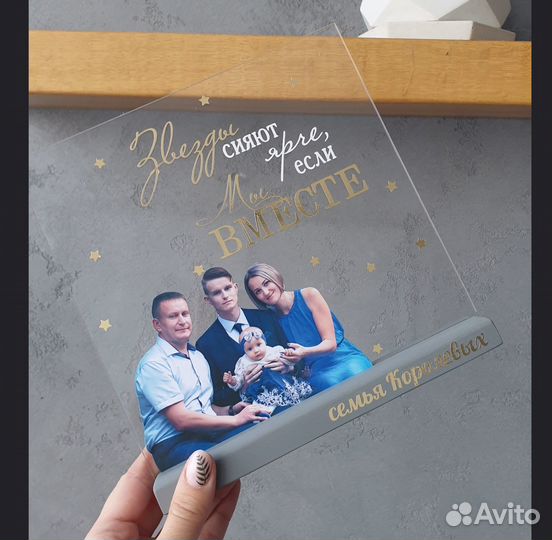 Рамка-постер с фото на стекле art097