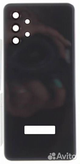 Задняя крышка для Samsung A325F (A32) Черная (со с