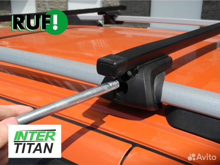 Багажник на рейлинги Chevrolet inter titan Квадрат