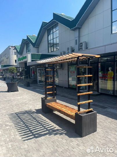 Лавочка из бетона в наличии и под заказ