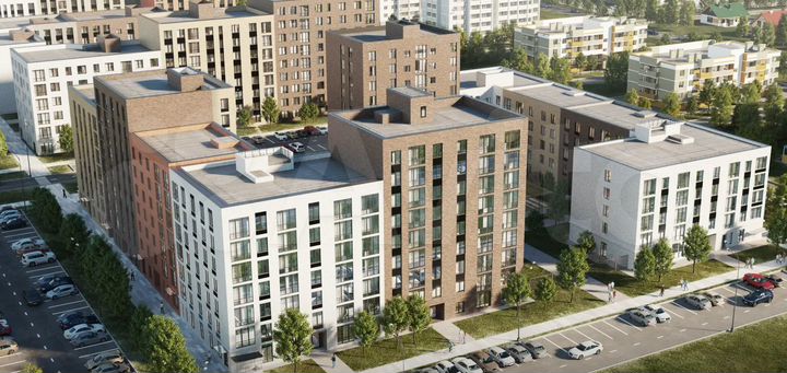 1-к. квартира, 43,6 м², 9/9 эт.