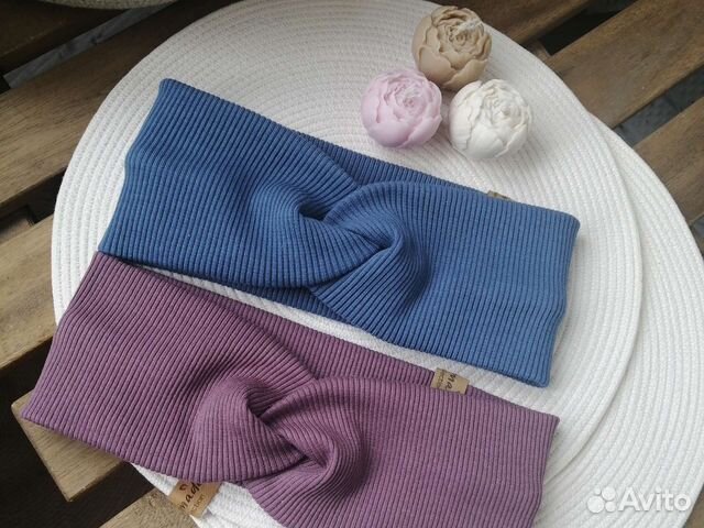 Повязка на голову (в рубчик)