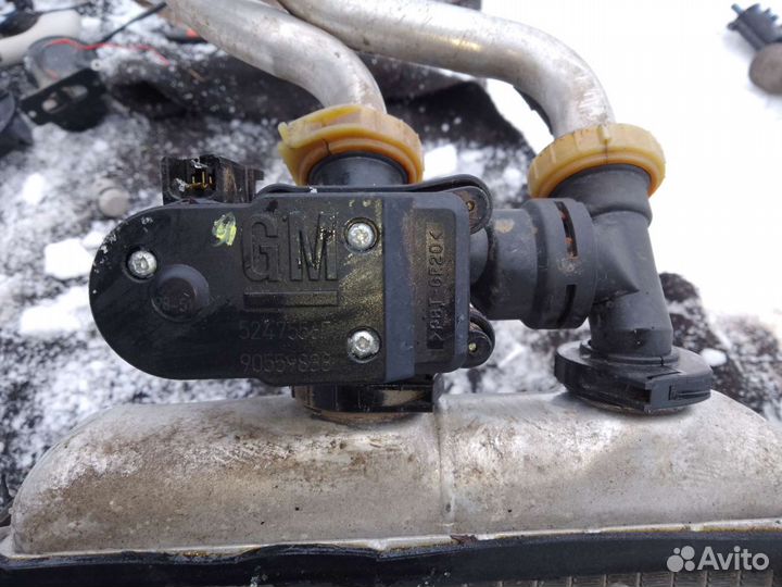 Клапан отопителя Opel Astra G