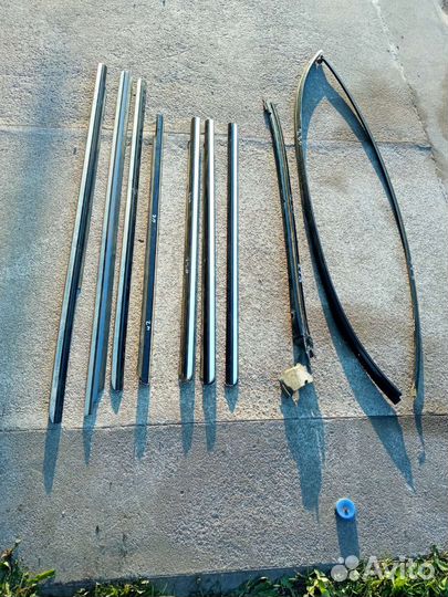 Mercedes w220 молдинг стекол