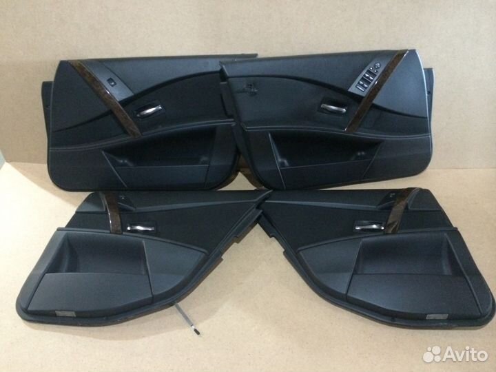 Обшивки дверей bmw e60